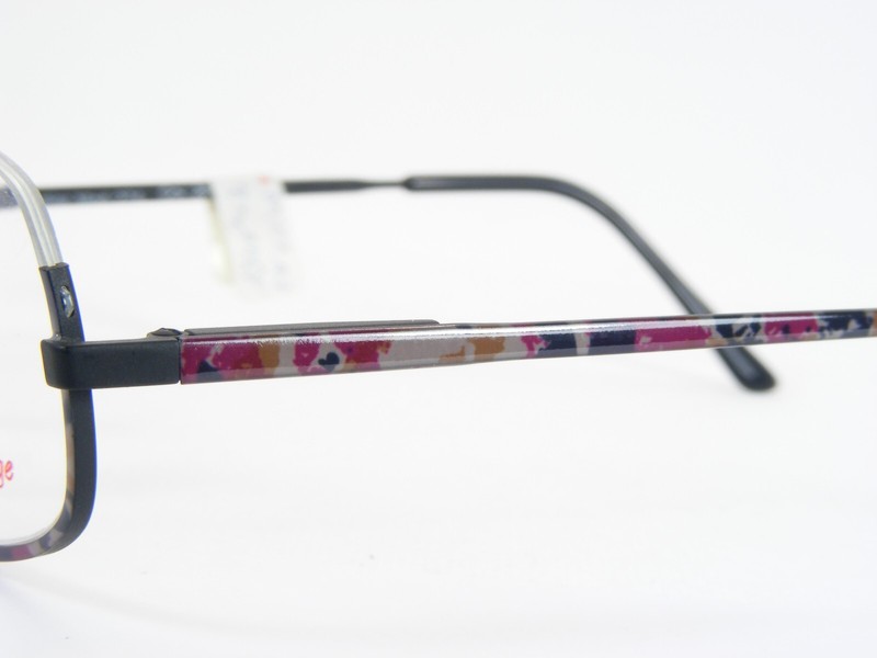 Vintage Prestige 274 26 Matt Black /Multicolor UNIQUE RARE EYEGLASSES 50-21-140 gallery