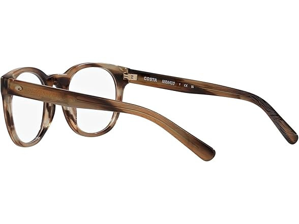 Costa Del Mar Mariana Trench 410 51mm Brown Round Eyeglass Frames NEW 6A2006 gallery