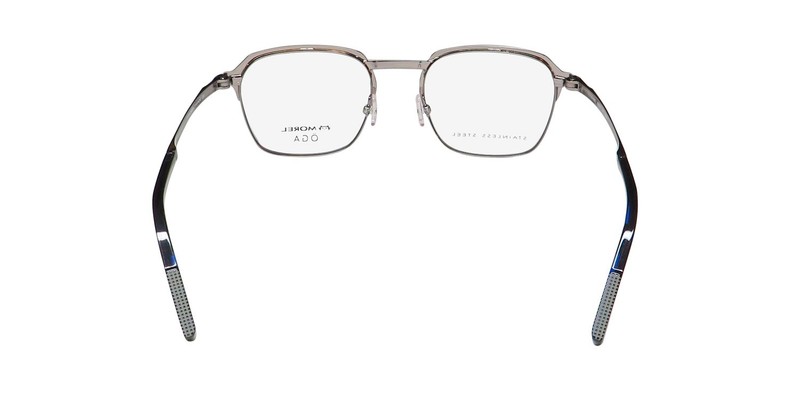 NEW OGA 10155O EYEGLASSES DESIGNER 52-21-145 BLUE FULL-RIM FRANCE MENS METAL gallery