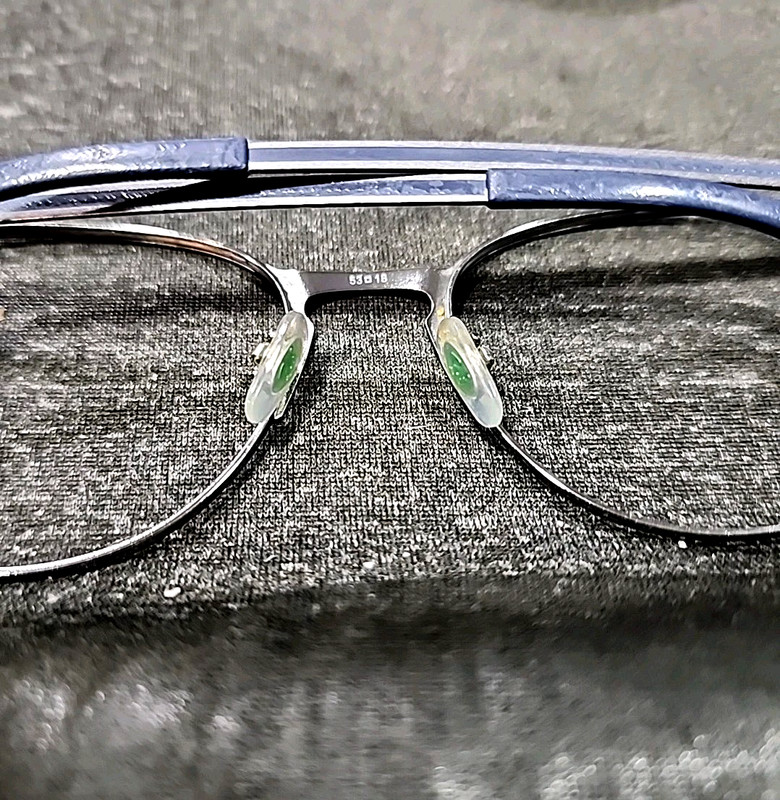 Ray Ban RB6375 2981 Blue Metal Round Eyeglasses Frame 53-18 145 gallery