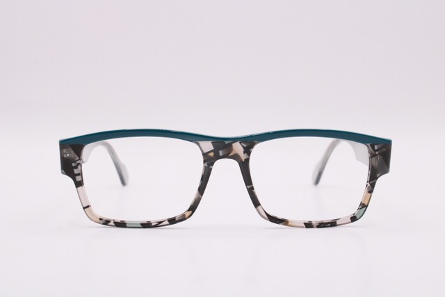 NEW FACE A FACE ARMAN 1 COL 0643 GREY BLUE MARBLE AUTHENTIC EYEGLASSES 54-17 gallery