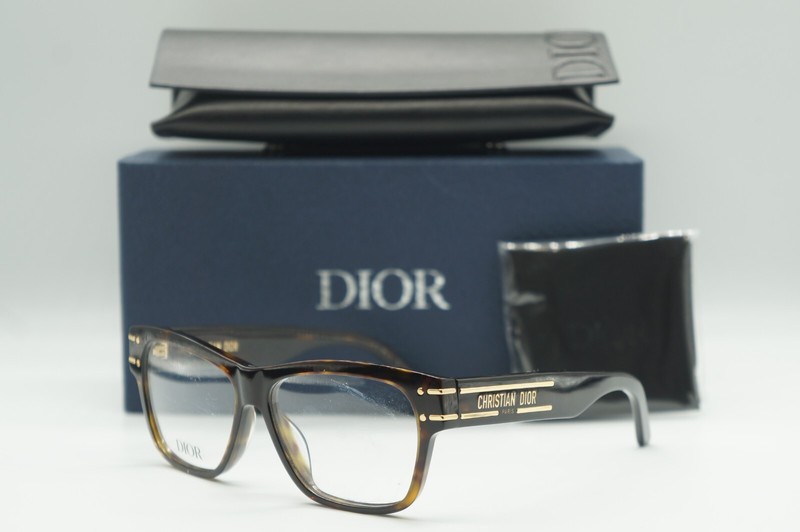 NEW CHRISTIAN DIOR DIORSIGNATUREO S1I 2000 HAVANA AUTHENTIC SUNGLASSES 54-13