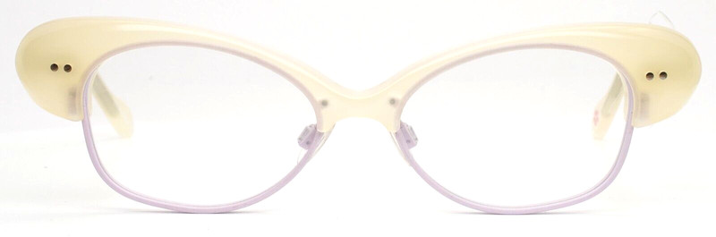 RAPP Sally 261 Vanilla Womens Cat Eye Full Rim Eyeglasses 47-17-140 B:33 gallery