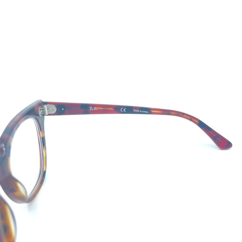 Ray-Ban Meteor RB 5377 5911 Red Black Havana Eyeglasses Frame 50-20-145 Eyewear gallery