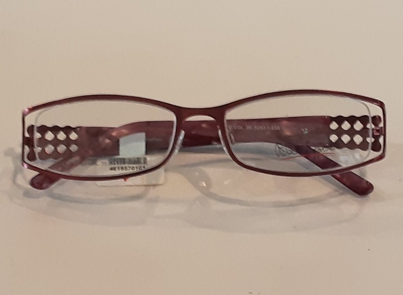 Roberto Steffani Frames Women’s 52-17-135 RS80 Col 30 Merlot Red