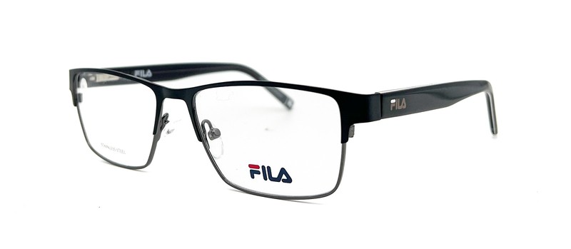 NEW FILA VF1259 0531 BLACK AUTHENTIC EYEGLASSES 54-16-145