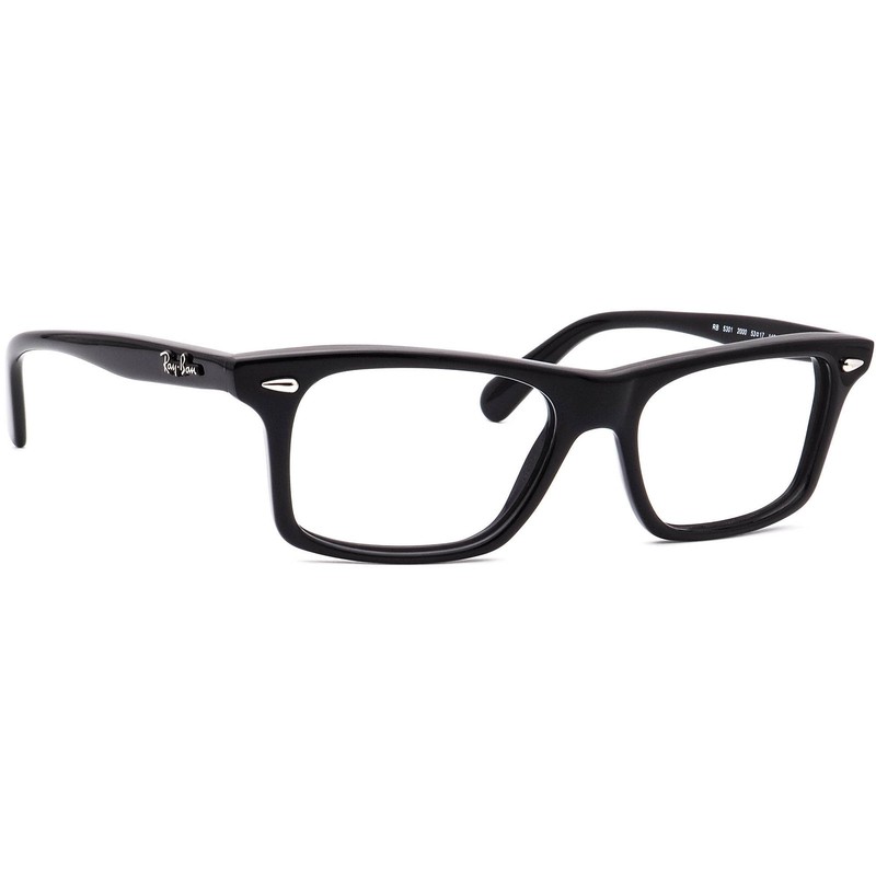 Ray-Ban Eyeglasses RB 5301 2000 Legends Collection Polished Black 53[]17 145