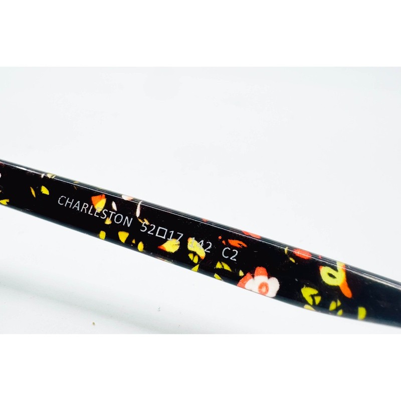 EyeBuyDirect Charleston Eyeglasses Women Floral Tortoise Browline 52-17-142 gallery