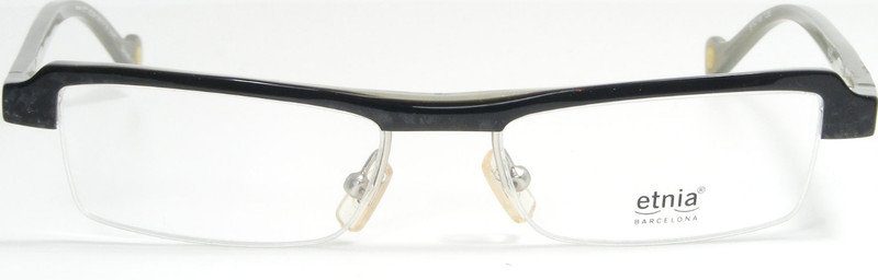 etnia BARCELONA Nantes BKGY Black Grey Eyeglasses Glasses Frame 51-18-135 NEW