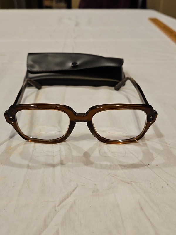 ROMCO EYEWEAR 52-20 4 3/4- 6Brown Eyeglasses Full Rim Vintage