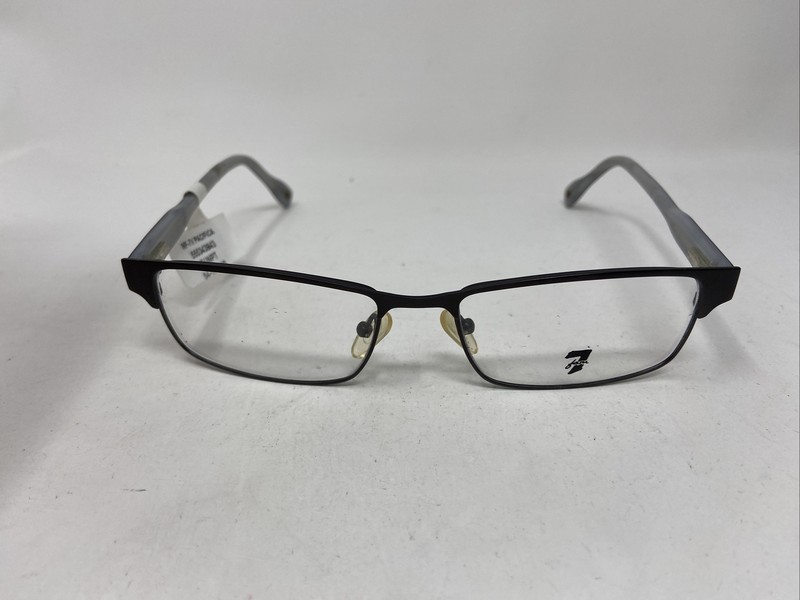 7 FOR ALL MANKID PACIFICA GUNMETAL 54/17/143 FLEX HINGE EYEGLASSES :I00