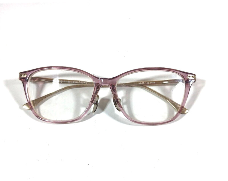 Womens Clear Pink Acrylic Eyeglasses Frames Ideal Optics 54 15 140 Flex gallery