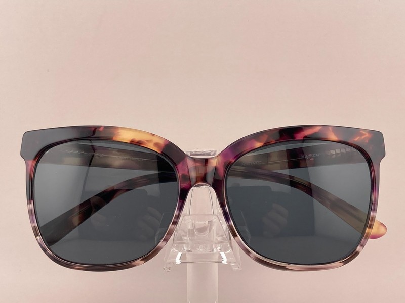 Karen Kane Eyeglasses Frame Blackcap Cat Eye Square 55-16-140mm Purple Brown