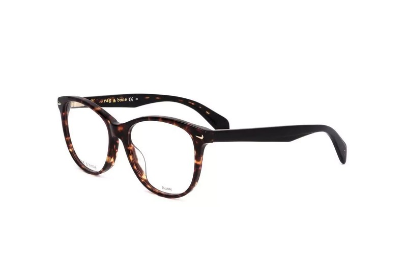 New Rag & Bone Rx Eyeglasses Frame w Case – RNB 3025 086 -Havana (50-16-140)