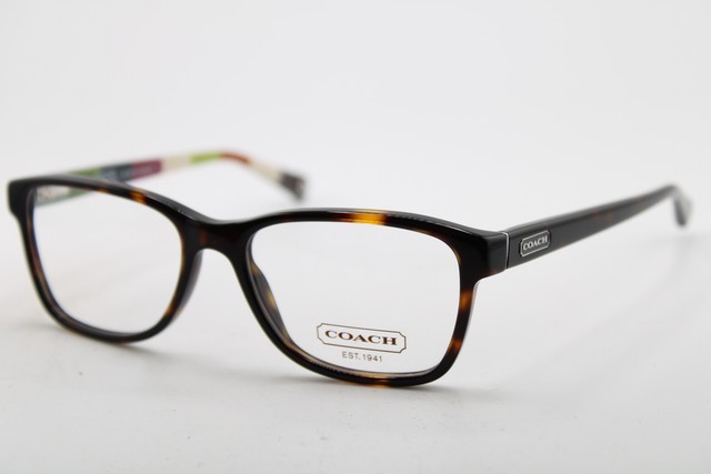 NEW COACH HC 6013 JULAYNE 5001 HAVANA PINK BLUE GREEN AUTHENTIC EYEGLASSES 52-16