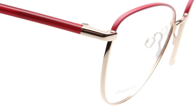 New William Morris LN50240 C3 Gold Red Eyeglasses Frame 49-16-130mm B40mm gallery