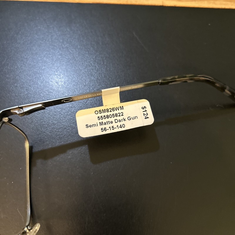 Oscar de la Renta OSM826 OSM 826 Eyeglass Frames Semi Matte Dark gun 56 15 140 gallery