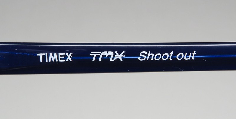 NEW TIMEX TMX SHOOT OUT EYEGLASSES 51-16-135 GRAY METAL & PLASTIC MENS GR gallery