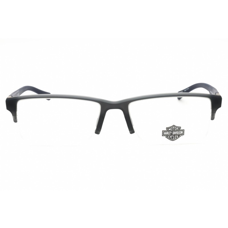 Harley Davidson Men's Eyeglasses Grey/Other Rectangular Half Rim HD50096 020 gallery