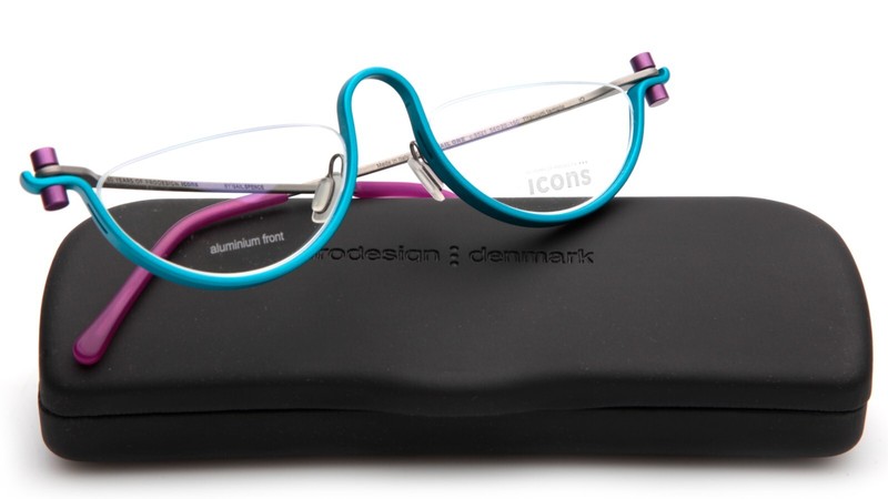 New Gail Spence ICONS Gail One c.8521 Petrol Eyeglasses Frame 54-22-150mm B28mm