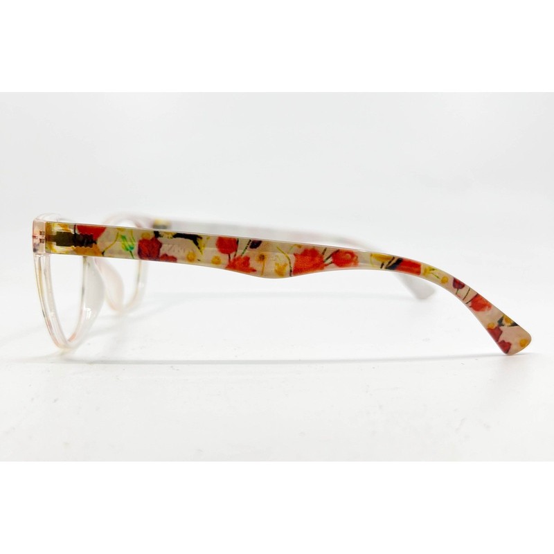 Zenni Optical 129819 Cat Eye Eyeglasses Frames Multicolor Floral Print Women gallery