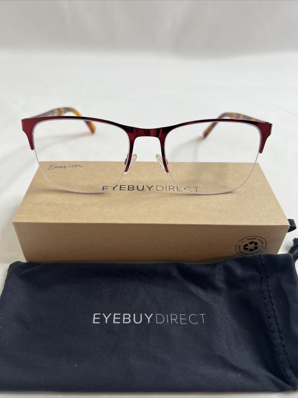 Eyebuydirect Eyeglasses Emmerson 55-19-145 C1 Red Metal