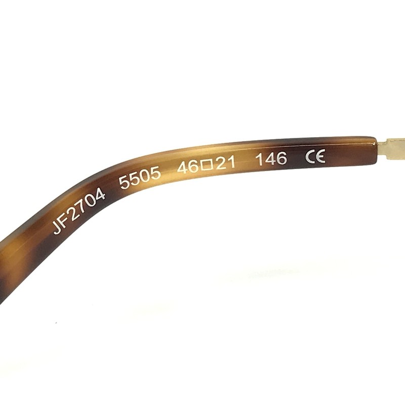 JF Rey Eyeglasses Frames JF2704 5505 Gold Gunmetal Matte Round 46-21-146 gallery