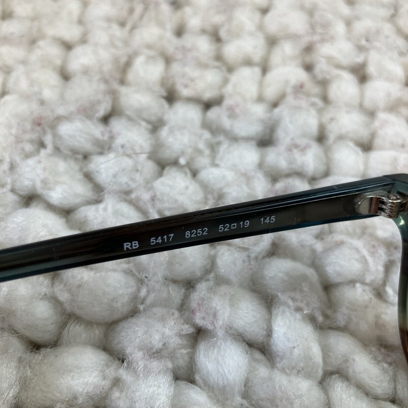 Ray Ban RB 5417 52-19-145 Blue Tortoise Translucent Eyeglasses Lens Only Trendy gallery