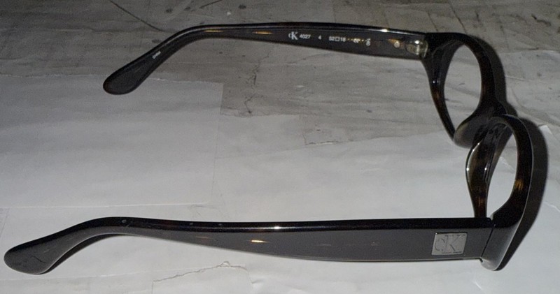 Calvin Klein 4027 4 Eyeglasses Frames 52-18-140 Brown Tortoise Shell Plastic gallery