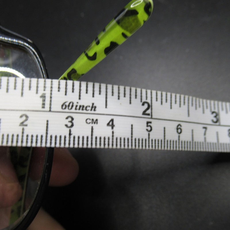 Steve Madden SP81 Black Green Leopard Full Rim Eyeglass Frames 48-17-135 Womens gallery