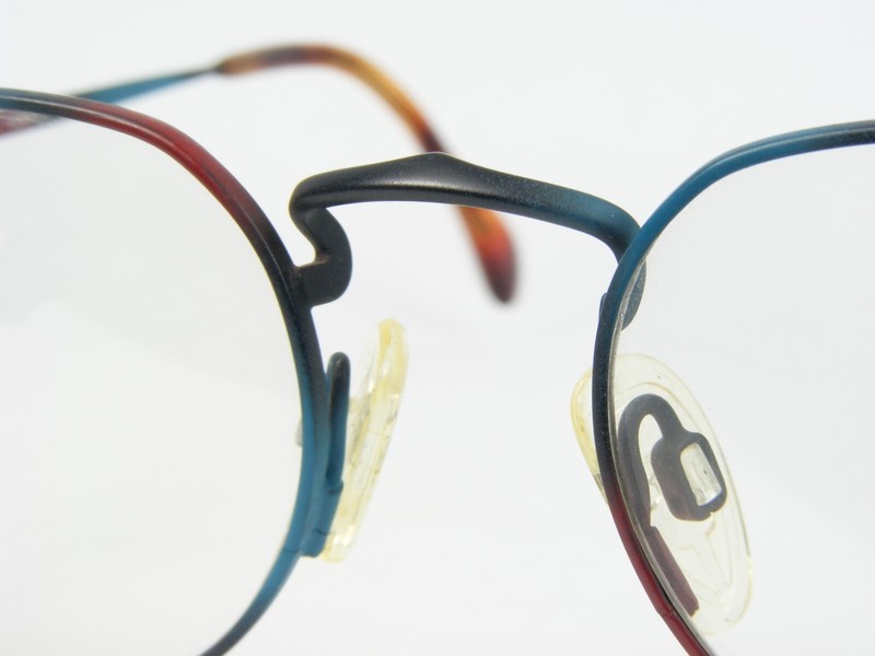NOS METZLER 1405 293 MULTICOLOR EYEGLASSES GLASSES FRAME 50-19-135mm Germany gallery