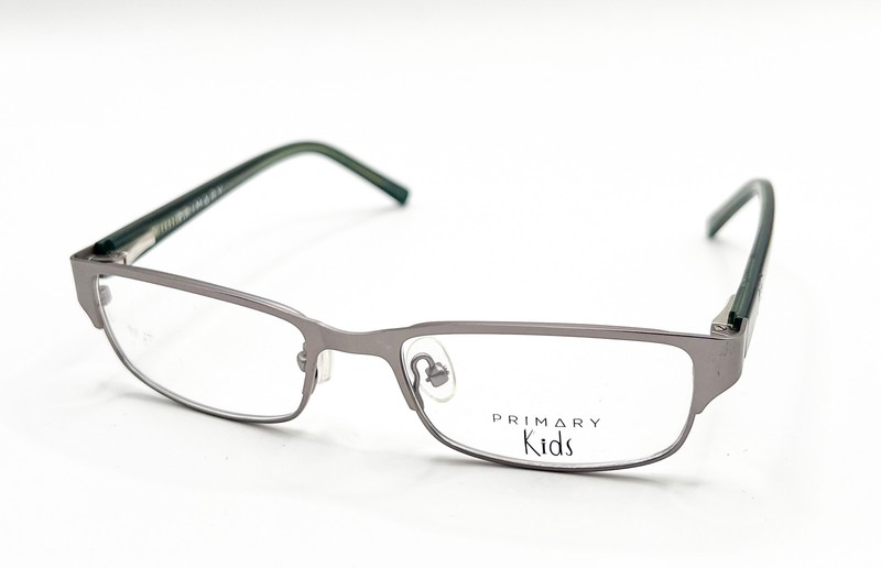 NEW PRIMARY KIDS PK109 MATTE GUNMETAL AUTHENTIC EYEGLASSES 48-16
