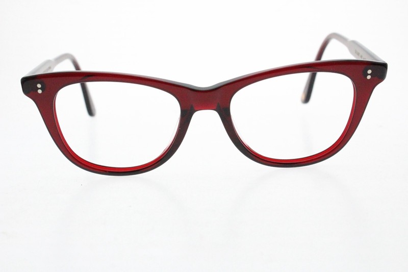 Garrett Leight TIA JANE MER Cat Eye Frames Red Merlot 47/19-147 mm