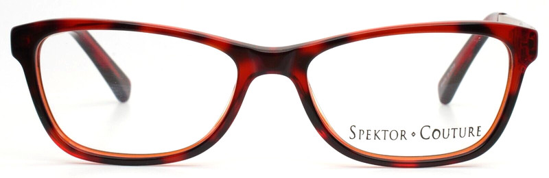 SPEKTOR COUTURE 923 Red Tortoise Womens Semi Cat Eye Eyeglasses 52-16-135 B:33 gallery