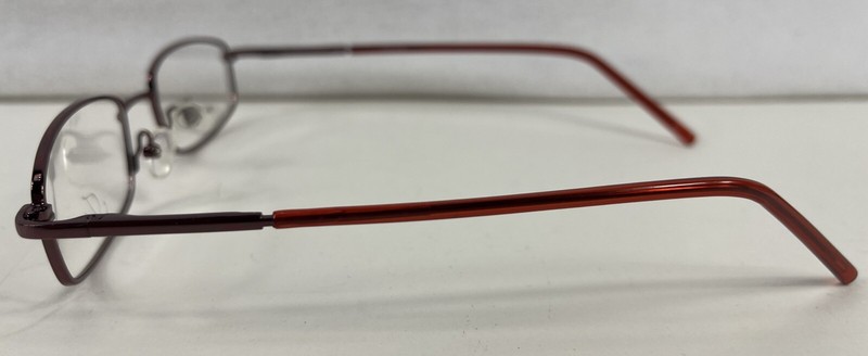 Jubilee 5722 Shiny Burgundy Rectangular Eyeglass FRAMES ONLY 51 19 145 gallery