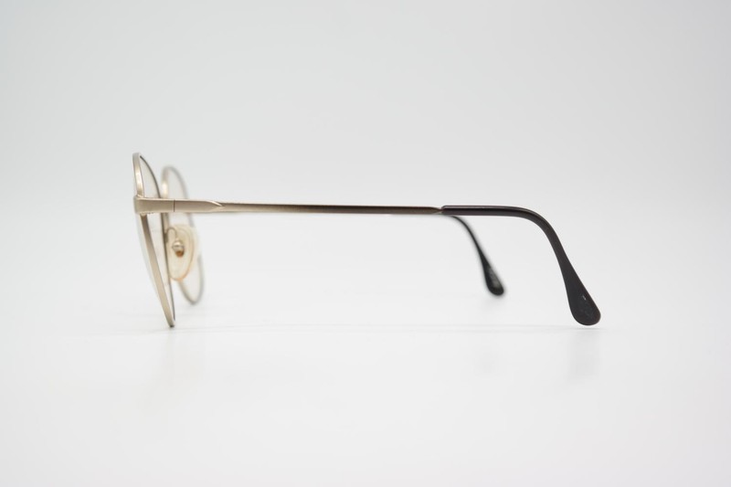 Vintage Glasses Prestige G 53 Gold Oval Eyeglass Frame gallery