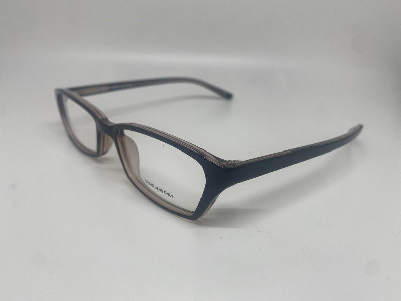 NEW ECCA WP 3010 BK/CR BLACK CLEAR AUTHENTIC EYEGLASSES WOMENS FRAMES 50-15-140