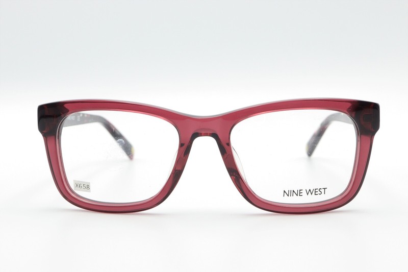 NINE WEST NW5103 603 Bordeaux Crystal 51-18-135 Eyeglass Frames Flex Hinges X658 gallery