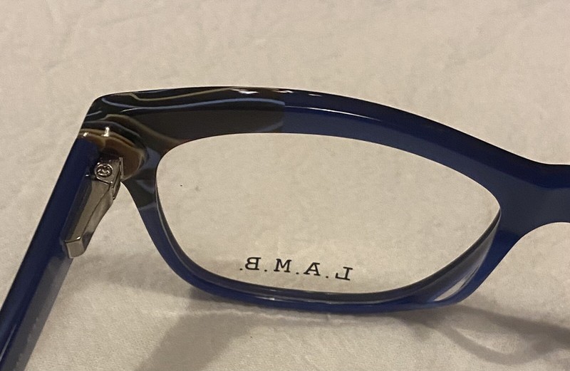 Gwen Stefani Eyeglasses Female L.A.M.B LA035 Navy Blue Optical Frame 53-19-140 gallery