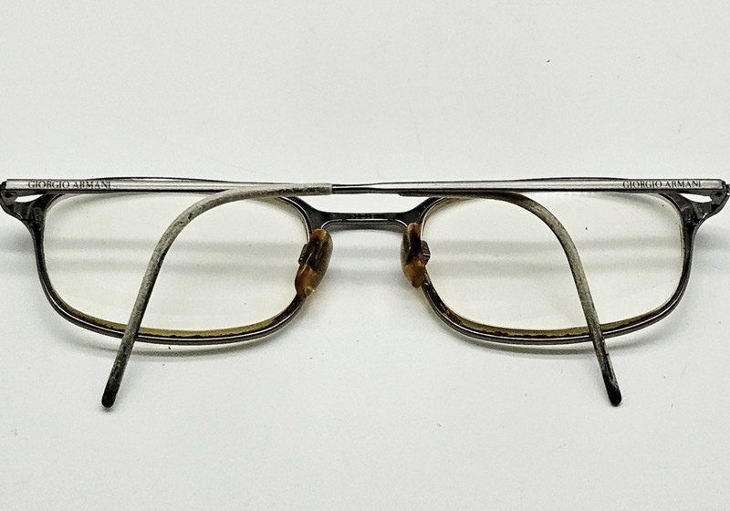 Vintage Giorgio Armani Eyeglasses Frames 1144 52-19 135 Made In Italy Full Rim gallery