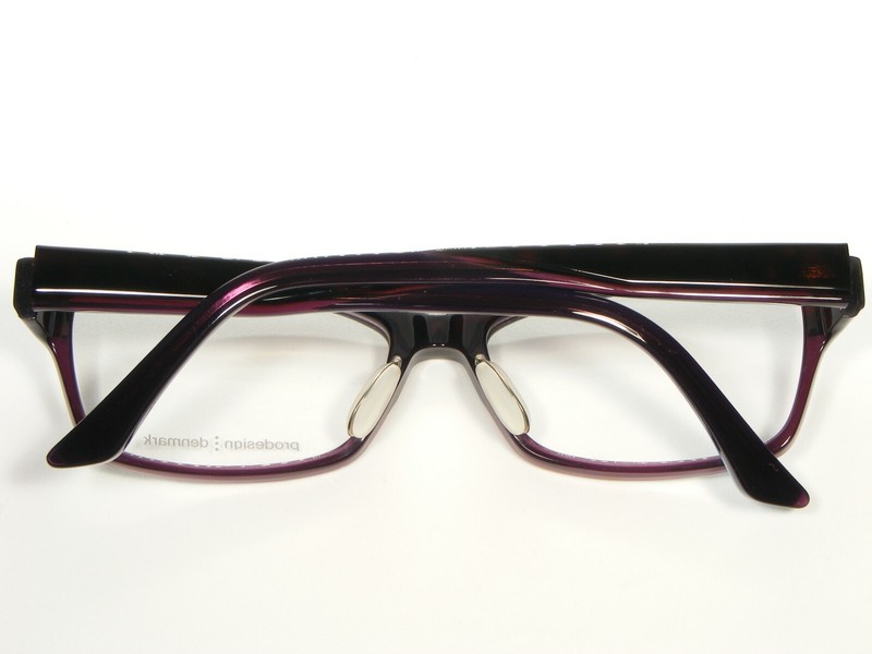 NEW PRODESIGN DENMARK 4663 1 5432 TOP DARK TORTOISE /PLUM EYEGLASSES 55-15-135mm gallery