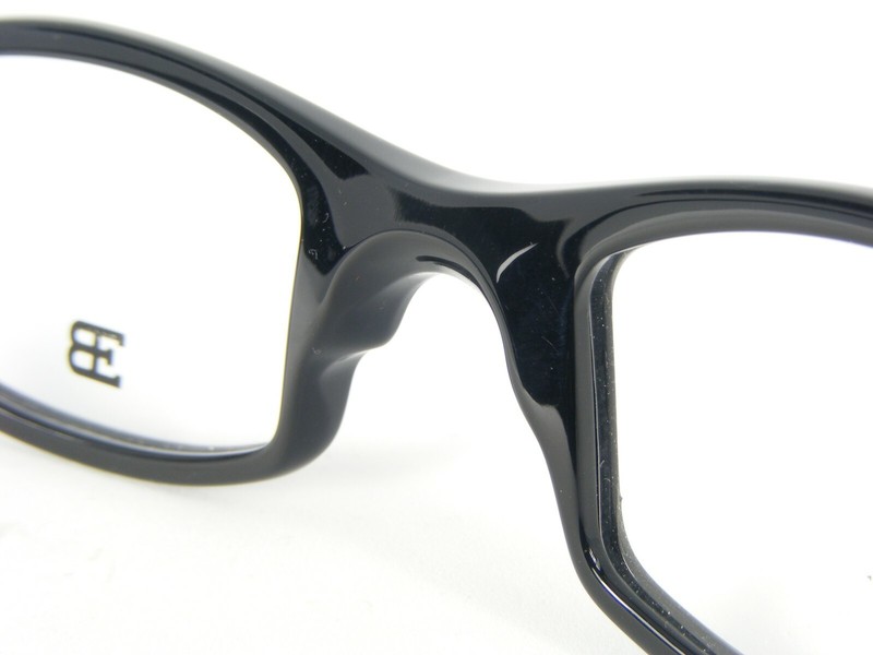 BUGATTI ETTORE Odotype 332 25 MATTE BLACK EYEGLASSES GLASSES 47-20-140mm (NOTES) gallery