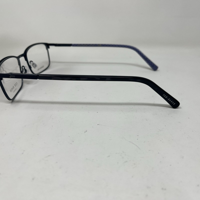 TED BAKER EYEWEAR TM5-8 DARK GUNMETAL 54-19-145 B:34 FLEX HINGE EYEGLASSES F169 gallery