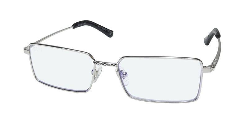 NEW DIFF SLYTHERIN HARRY POTTER BLUE LIGHT LENS EYEGLASSES SILVER FULL-RIM