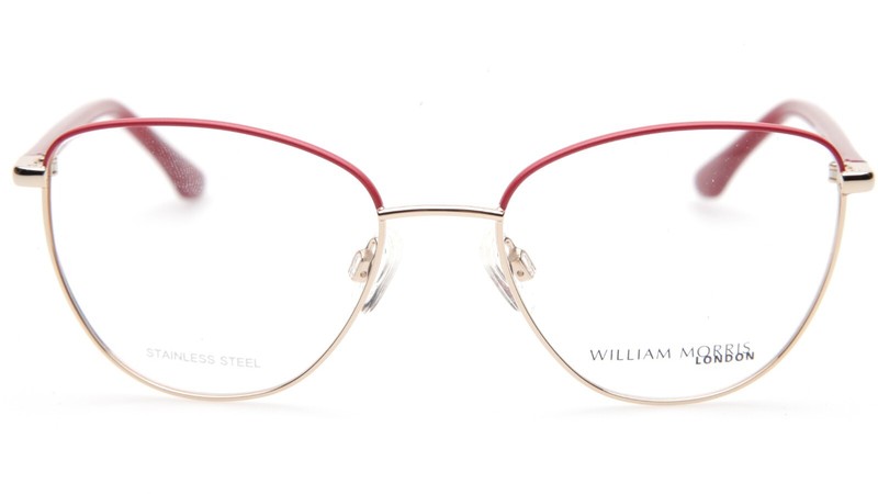 New William Morris LN50240 C3 Gold Red Eyeglasses Frame 49-16-130mm B40mm gallery