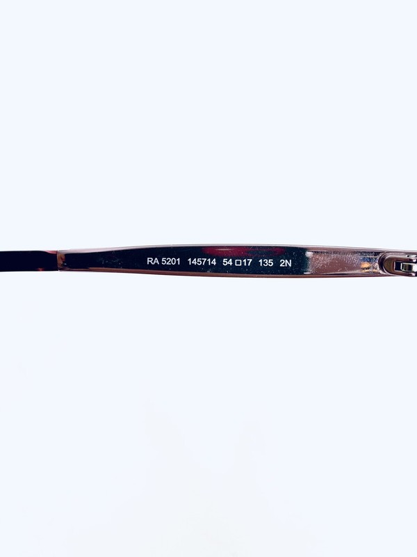 Ralph Lauren Brown Tortoise Pink Cat Eye Glasses RA5201 145714 54 17 135 gallery