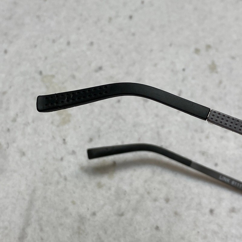 Link Occhiali 6111 C8 Eyeglasses Semi Rimless Matte Black Gray 55-17-138 gallery