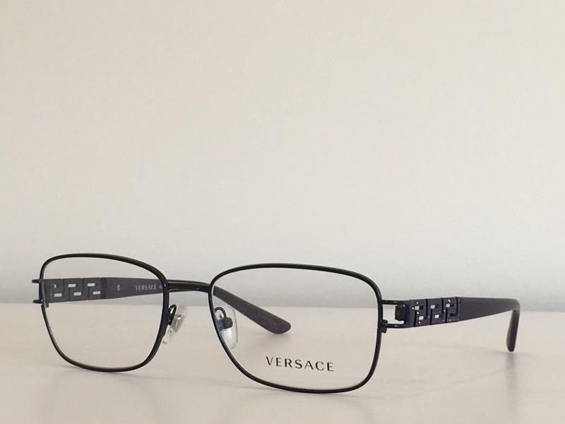 15 Versace MOD 1229-B 1360 Rectangle Purple Crystals Eyeglasses Frame 53*16*135