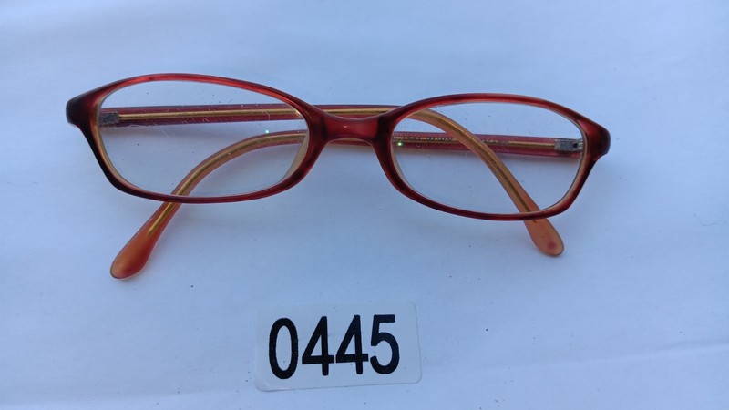 Parade Eyewear 1544 ORANGE LAMINATE Full Rim Eyeglasses Frame