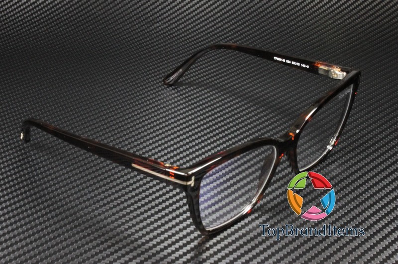 TOM FORD FT5641 B 054 Red Havana Plastic blue filter 53 mm Women's Eyeglasses gallery